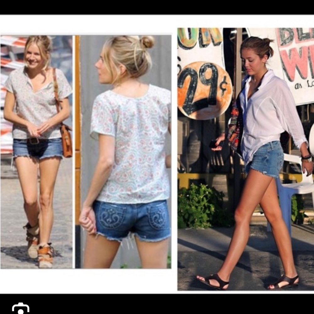 Siwy Alexa Distressed Cut Off Side Zipper Shorts